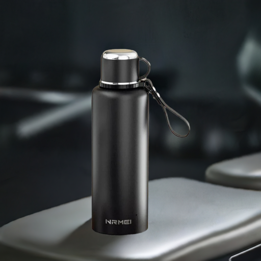 Double-Wall Stainless Steel Thermos Bottle – Large Capacity Vacuum Flask for Tea & Coffee | Insulated Water Bottle & Travel Cup