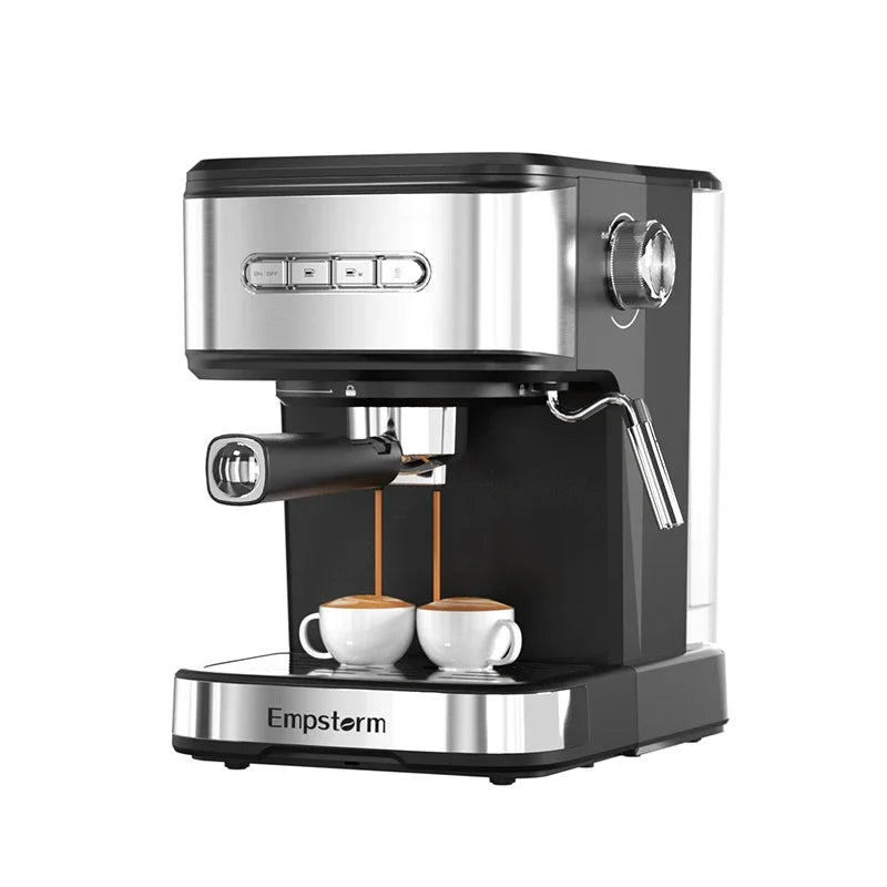 Espresso Coffee Machine 01E– 20 Bar Italian-Style Cappuccino Maker for Home & Hotel Use