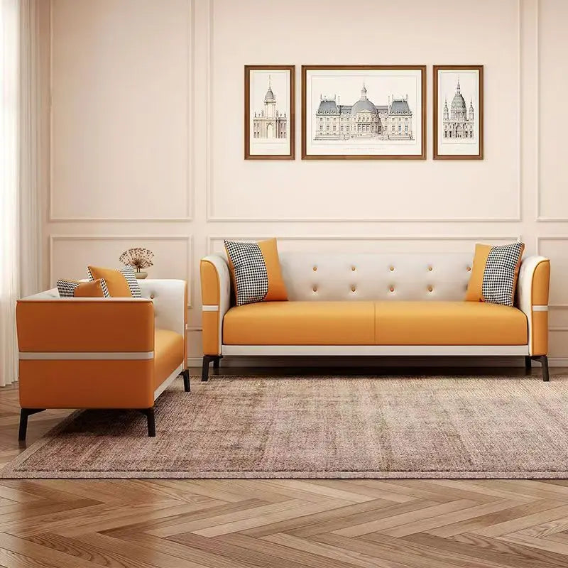 Outdoor Cloud Sofa – Minimalist Nordic Lounge Seating for Patio or Living Room | Modern Luxury Wood Frame Couch