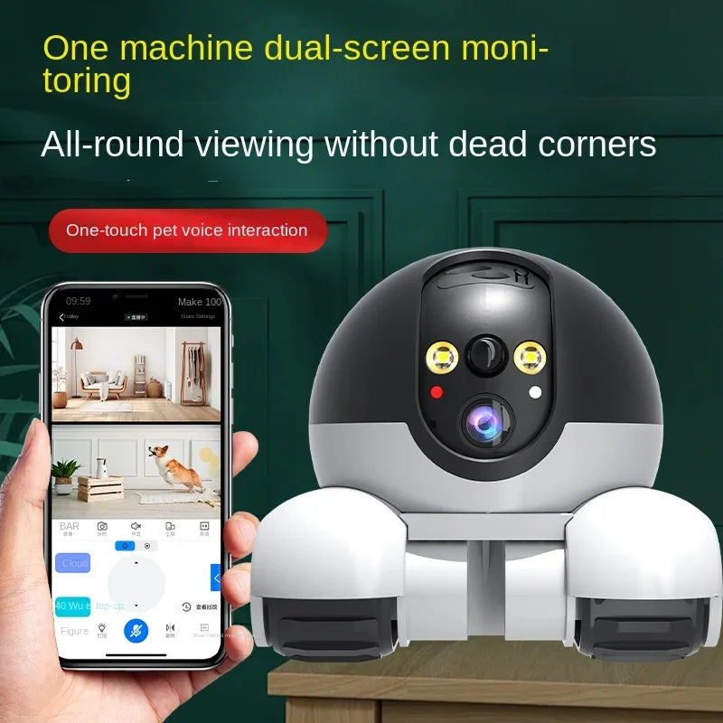 1080P HD WiFi PTZ Smart Security Camera – Auto Tracking Baby & Pet Monitor