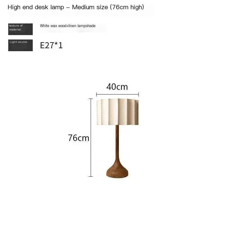 Wabi-Sabi LED Wooden Floor & Table Lamp – Japanese Minimalist Style