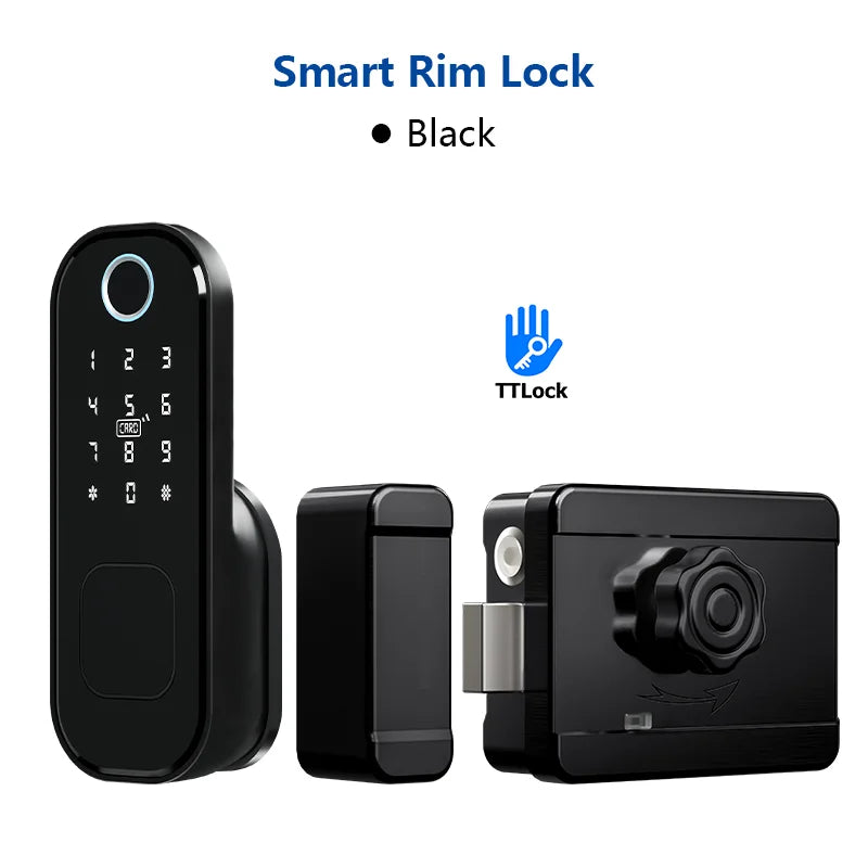 Smart Waterproof Door Lock Pro – TTLock App Control with Fingerprint & Keyless Entry