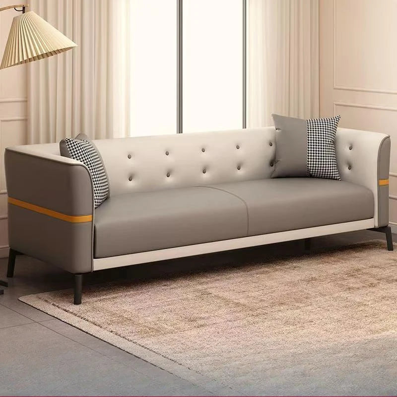 Outdoor Cloud Sofa – Minimalist Nordic Lounge Seating for Patio or Living Room | Modern Luxury Wood Frame Couch