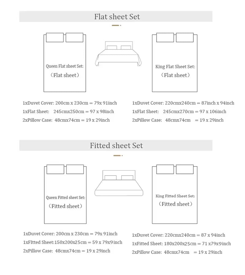 Premium Egyptian Cotton Luxury Solid Color Bedding Set 