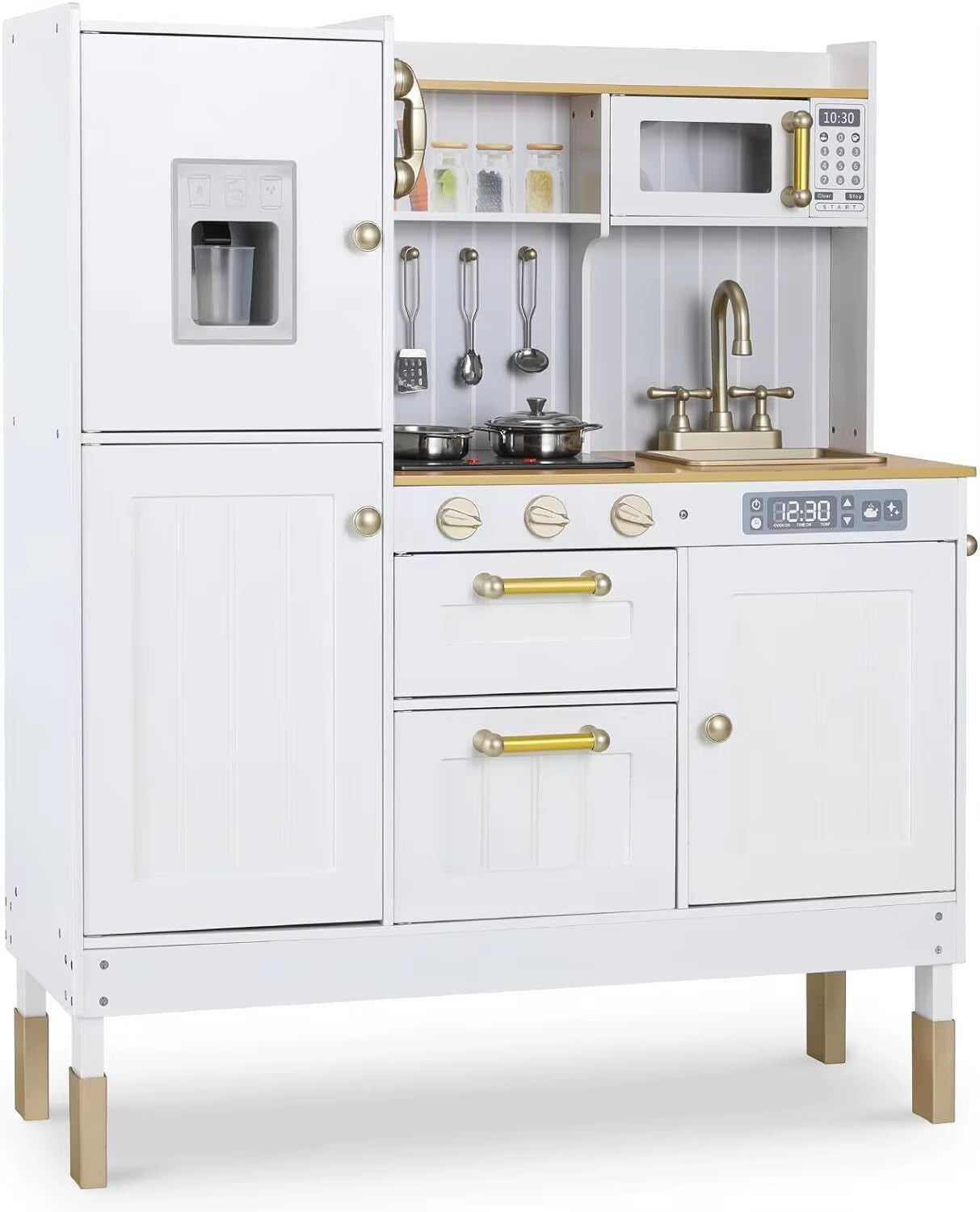 Wooden Play Kitchen for Kids with Light & Sound | 81cm or 103cm